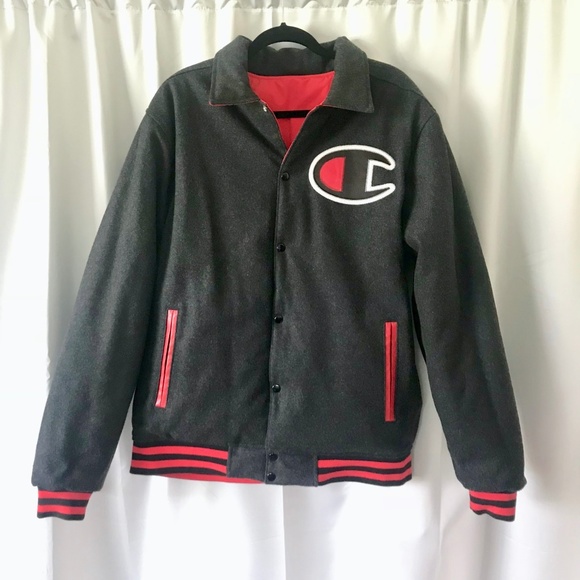 Champion Collection Edition Big C Logo & Back Logo Reversible Puffer Jacket - Picture 5 of 8